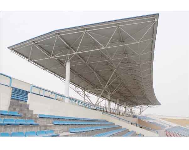 临安河南理工大学体育场看台网架